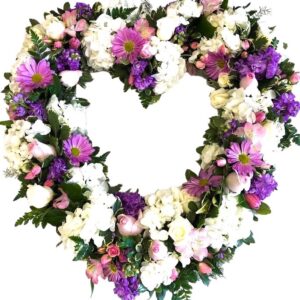 Lilac Sympathy Heart