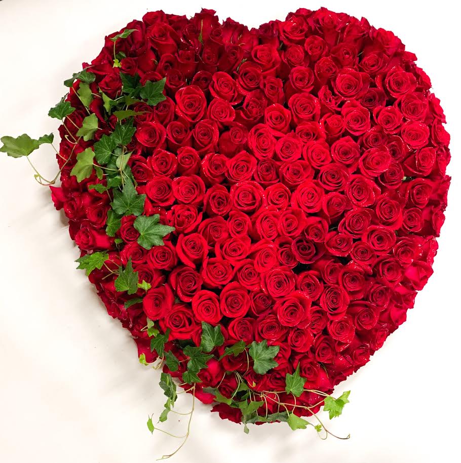 Large Rose Heart