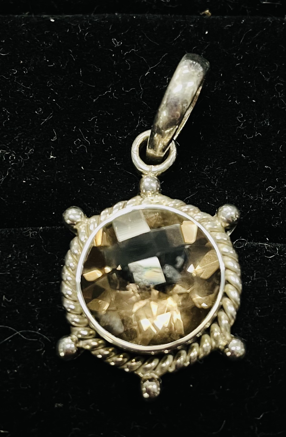Sterling Silver & Gemstone Pendant