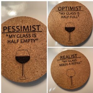 Wine Themed Cork Coasters