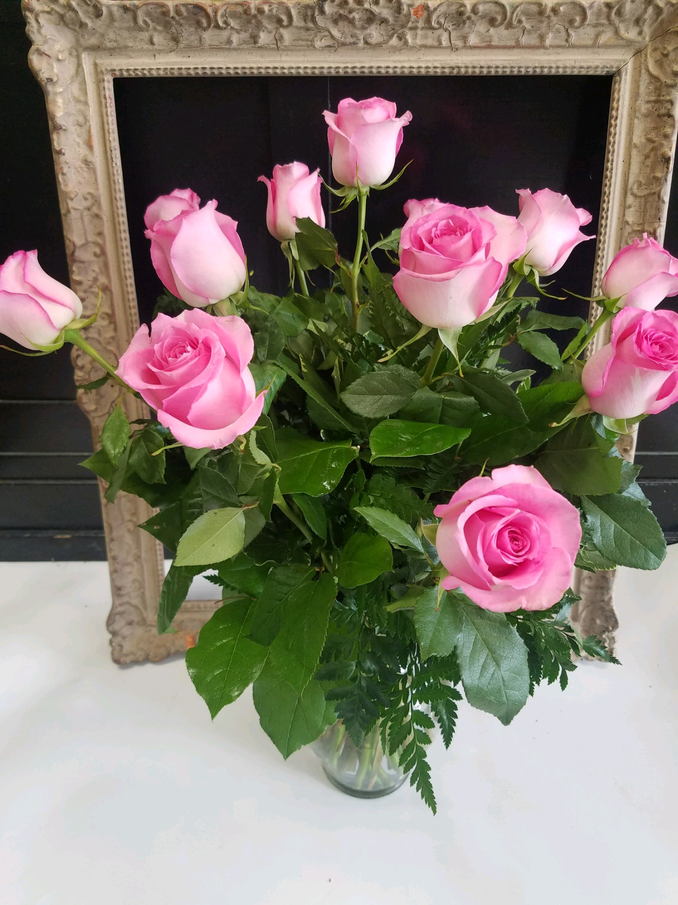 Dozen Pink Roses